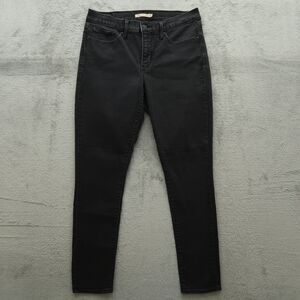 Levi's 311 Jeans Women's Size 31 Gray Mid-Rise Shaping Skinny Denim 29" Inseam